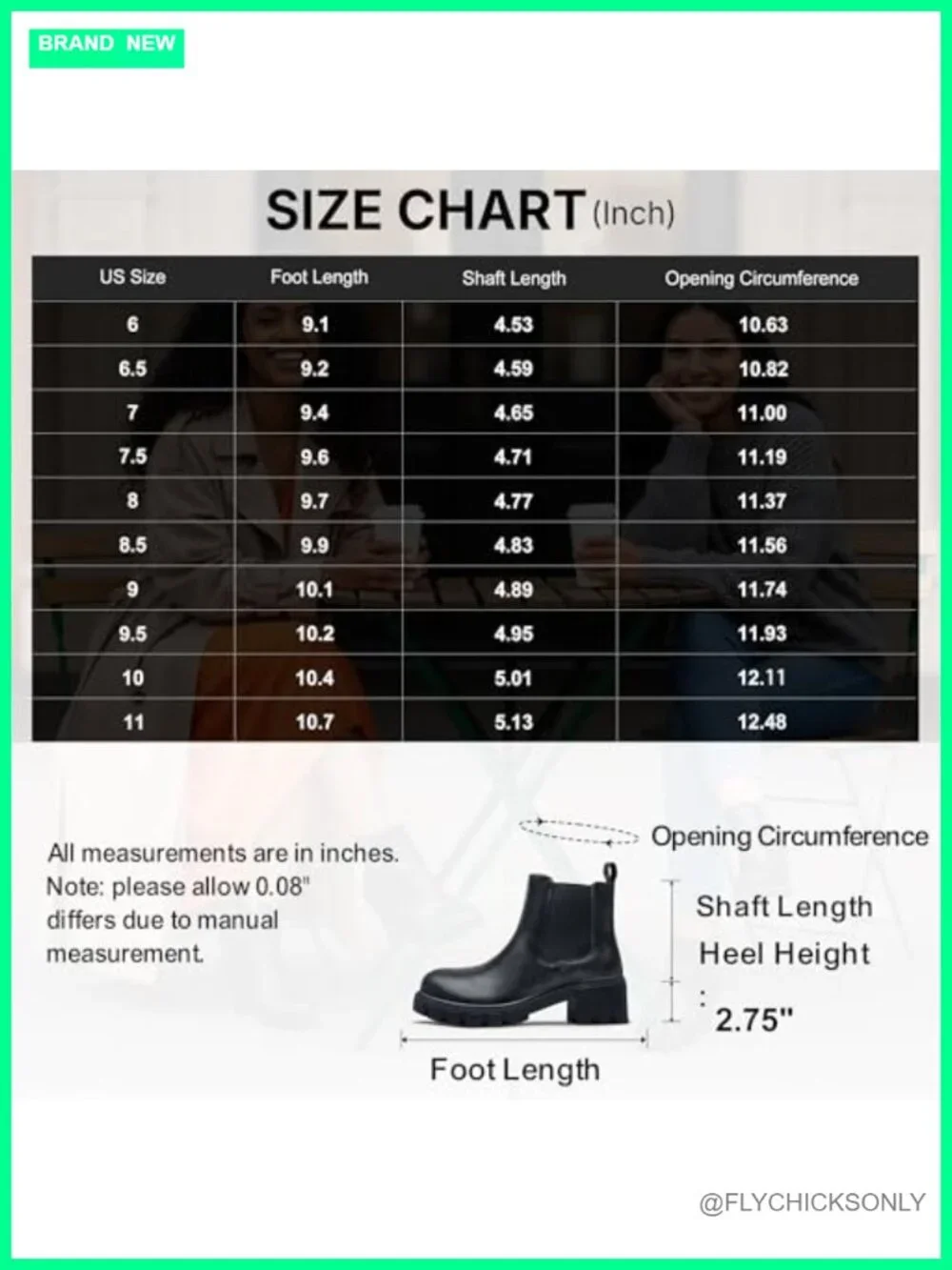 Women's Chunky Platform Chelsea Ankle Boots Slip On Faux Leather Block Heel